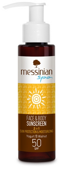 Messinian Spa Zonnebrand Yoghurt SPF50 (100ml)