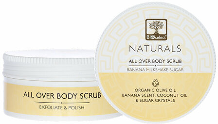BIOselect All Over Body Scrub Banana Milkshake