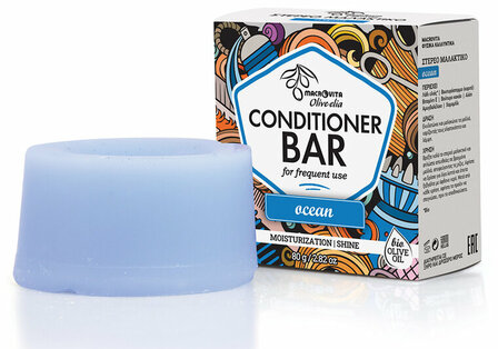 Olive-elia Conditioner Bar voor Dagelijks Gebruik (Ocean) - 80 gram