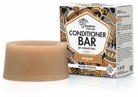 Olive-elia Conditioner Bar voor Gekleurd Haar (Argan) - 80 gram