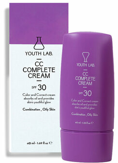 Youth Lab CC Cream SPF 30 (vette/gecombineerde huid)